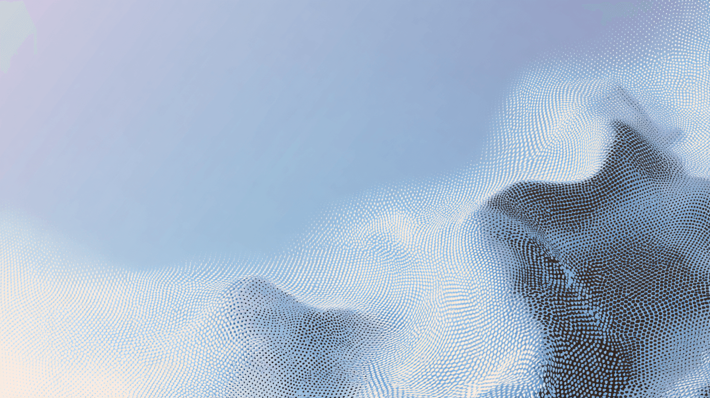 Abstract blue-grey dithered wave background